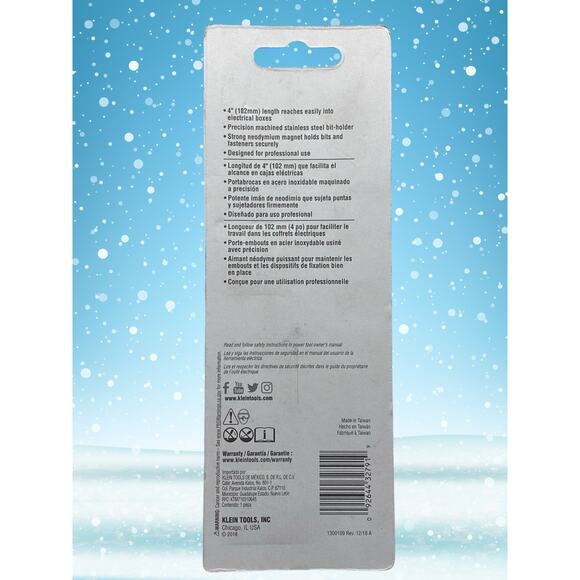 Klein Tools Pro Impact Power Bit Extension – 4” (Model 32791) - Picture 4 of 5